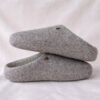 S2 Chaussons en laine mérinos feutrée, vue de côté