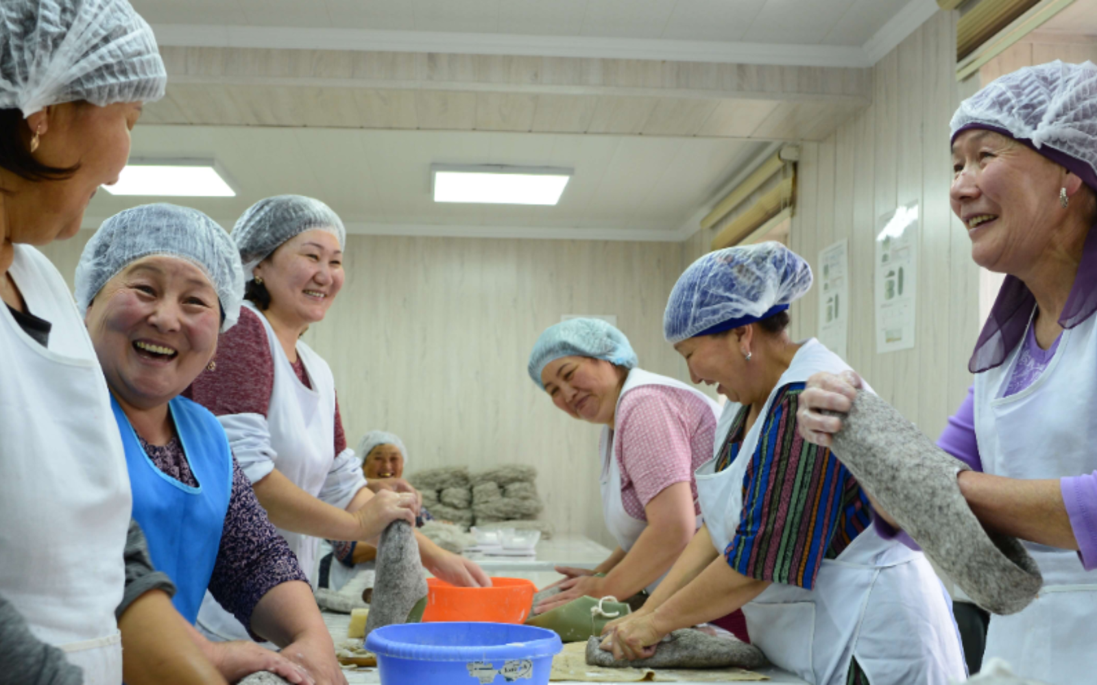 Logo OVOP lié à l’artisanat kirghiz et aux productions locales