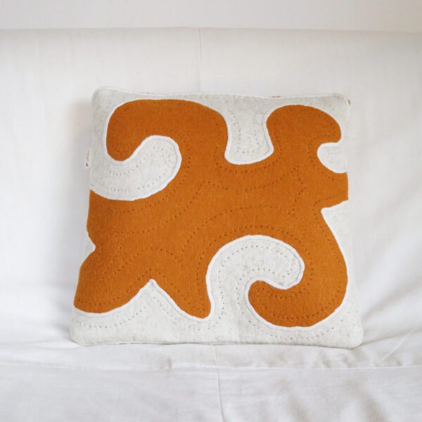 Housse de coussin Clémence Orange, variante 40x40 cm