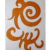 Tapis Baldak orange, variante 150x200cm